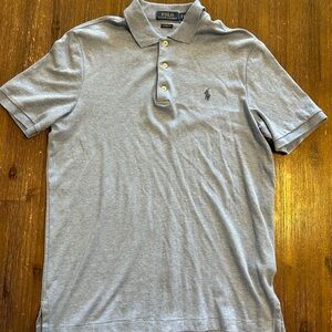 RALPH LAUREN - polo shirt grey (small) classic fit
